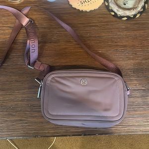 Lululemon rose gold crossbody